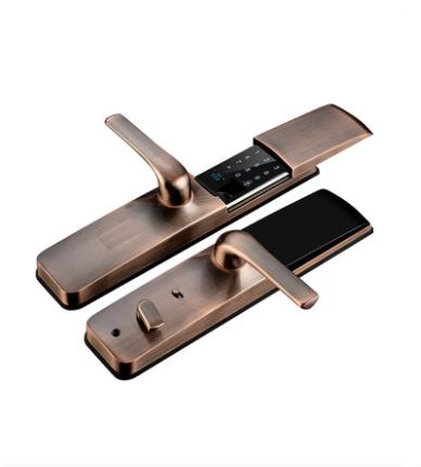 挽澜乡滑盖指纹锁家用防盗门